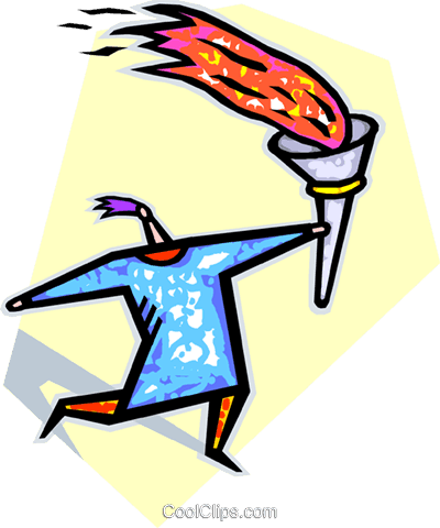Olympic Torch Royalty Free Vector Clip Art Illustration - Winter Olympic Games - Free Transparent PNG Clipart Images Download. - Transparent PNG Free Download | PNGio