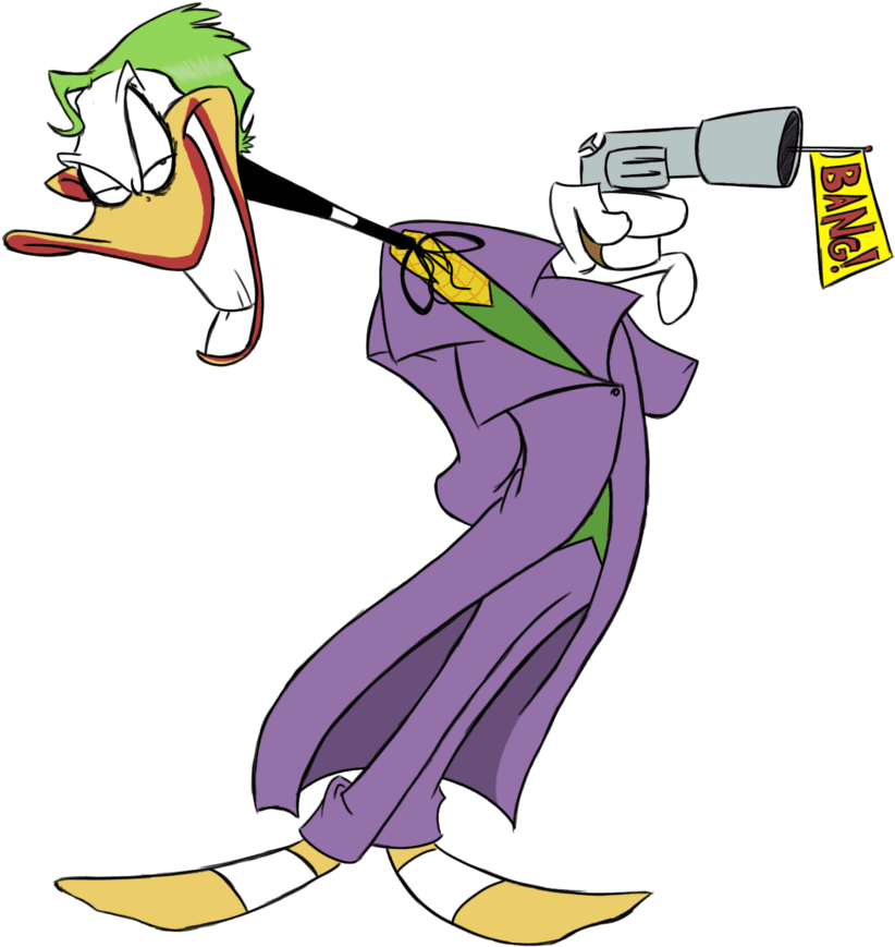 Winter Freak 356 45 Daffy Joker By Winter Freak - Looney Toons Batman - Free Transparent PNG Clipart Images Download. - Transparent PNG Free Download | PNGio