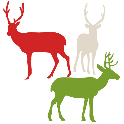 Winter Reindeer Svg Scrapbook Cut File Cute Clipart - Scalable Vector Graphics - Free Transparent PNG Clipart Images Download. - Transparent PNG Free Download | PNGio