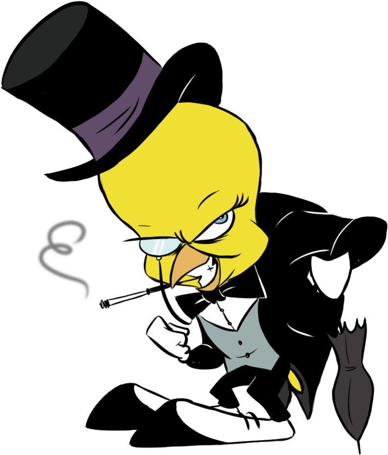 Tweety Cobblepot By Winter-freak - Looney Tunes Batman - Free Transparent PNG Clipart Images Download. - Transparent PNG Free Download | PNGio