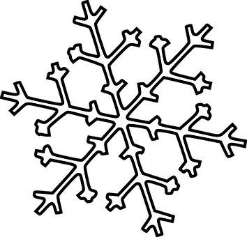 Fall White Winter Christmas Snow Snowflake - Snowflake Line Art - Free Transparent PNG Clipart Images Download. - Transparent PNG Free Download | PNGio