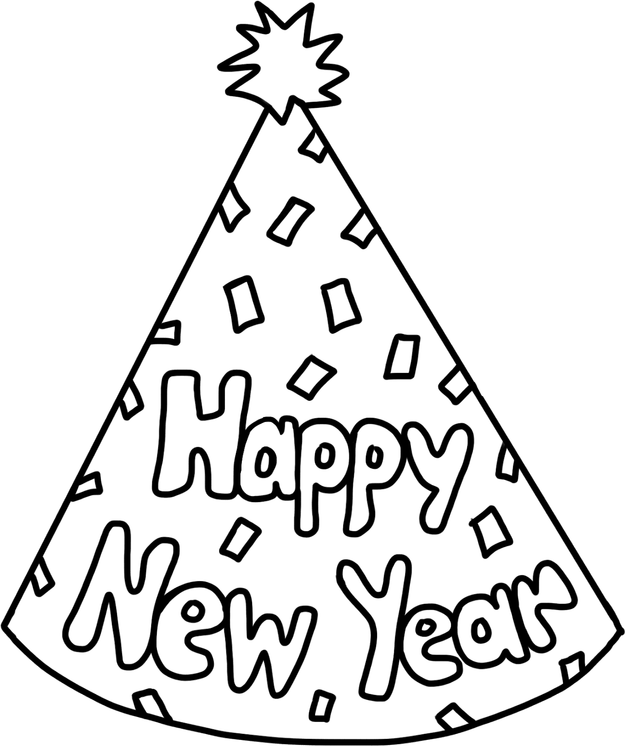 C Amp C Teach First Happy New Year Party Hat Freebie - New Year Party Hat - Free Transparent PNG Clipart Images Download. - Transparent PNG Free Download | PNGio