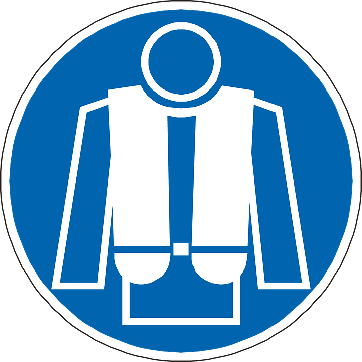 Winter Coat Clipart 13, Buy Clip Art - Wear Life Jacket Sign - Free Transparent PNG Clipart Images Download. - Transparent PNG Free Download | PNGio