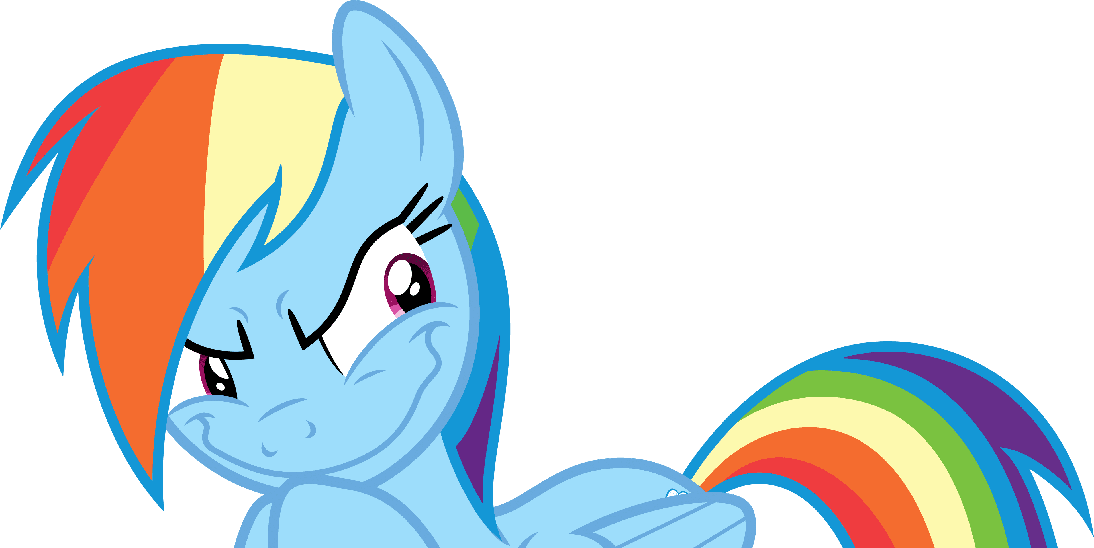 Dashiesparkle Vector - Rainbow Dash Smile Gif - Free Transparent PNG Clipart Images Download. - Transparent PNG Free Download | PNGio