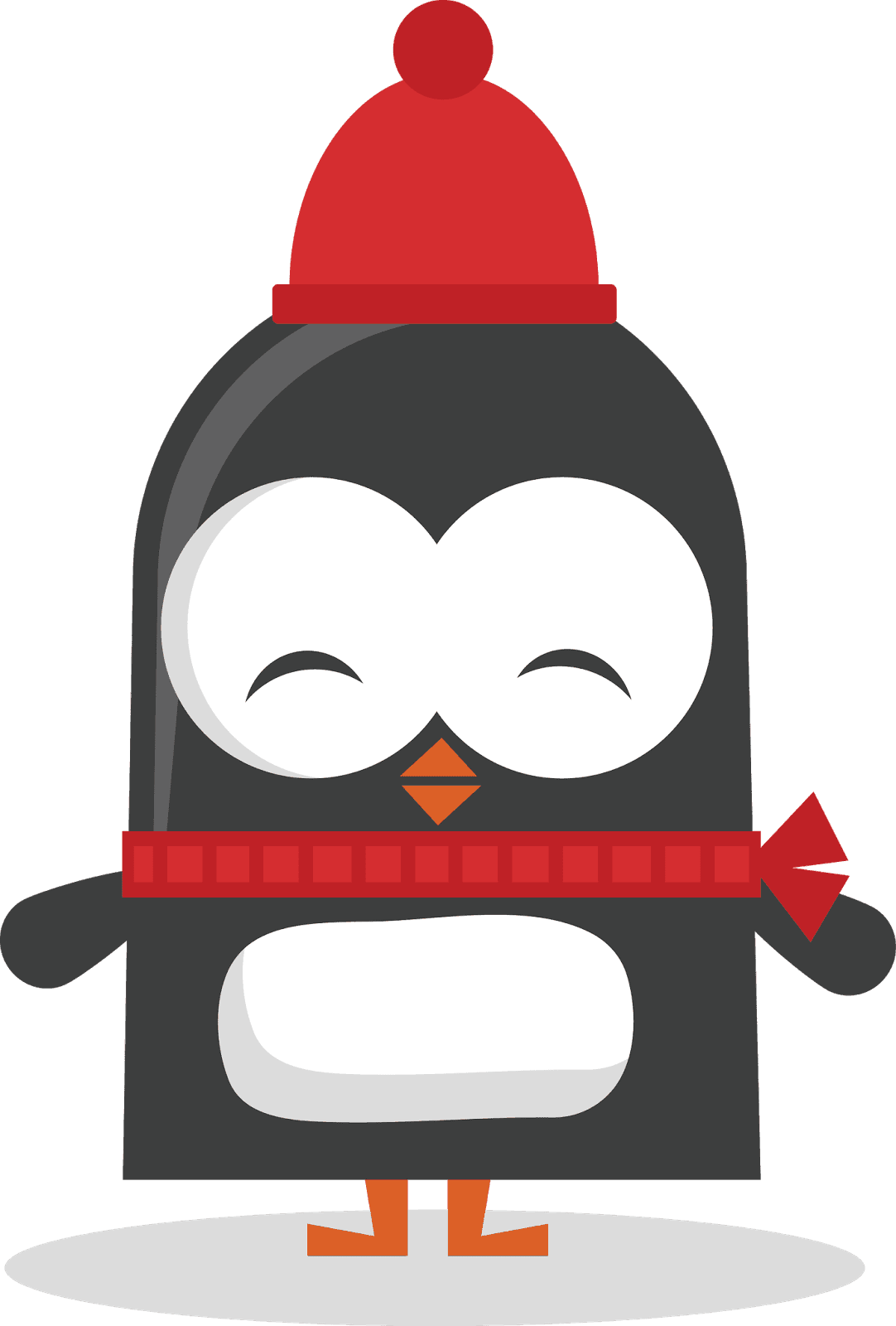 Christmas / Winter Penguin Clip Art - Cricut - Free Transparent PNG Clipart Images Download. - Transparent PNG Free Download | PNGio