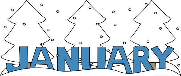 Pin Winter Word Clip Art - January Clipart Png - Free Transparent PNG Clipart Images Download. - Transparent PNG Free Download | PNGio