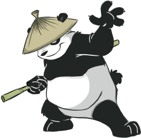 Panda By Winter-freak - Cool Cartoon Panda Png - Free Transparent PNG Clipart Images Download. - Transparent PNG Free Download | PNGio