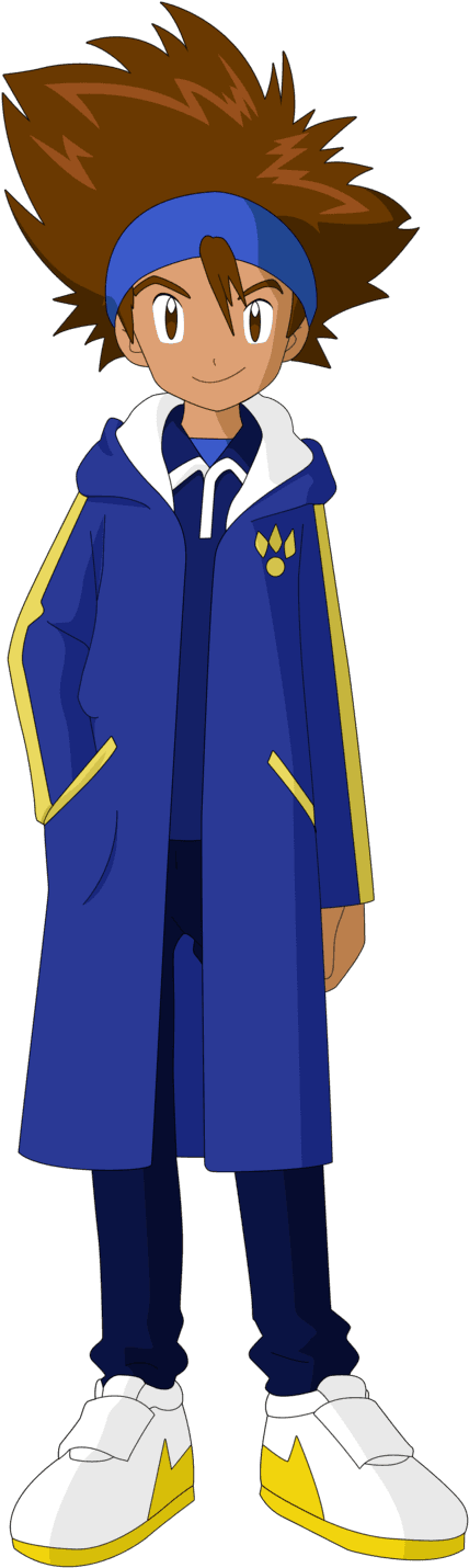 Taichi Yagami/tai Kamiya - Tai Kamiya - Free Transparent PNG Clipart Images Download. - Transparent PNG Free Download | PNGio