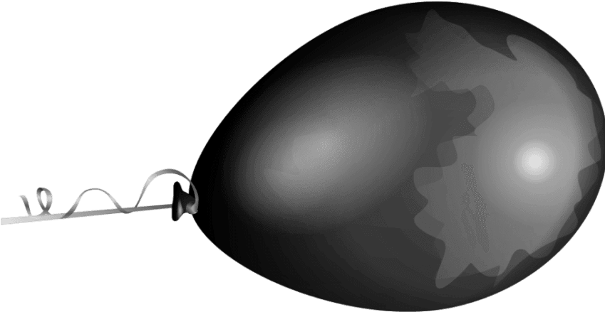 Black Balloons To Highlight Scale Of Winter Deaths - Purple Party Balloon Shower Curtain - Free Transparent PNG Clipart Images Download. - Transparent PNG Free Download | PNGio