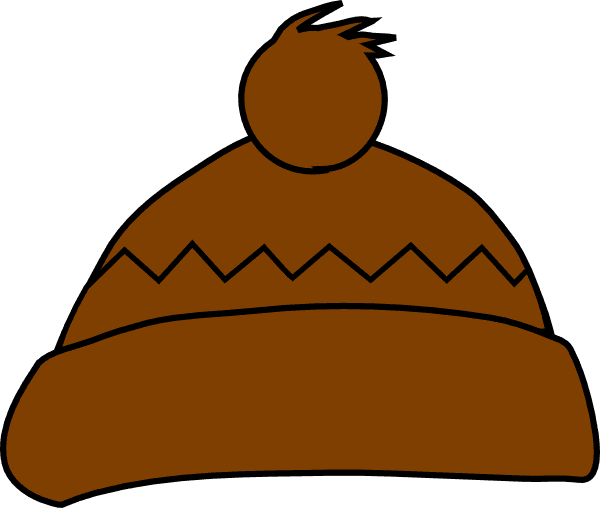Winter Hat Clip Art At Clker - Brown Hat Clipart - Free Transparent PNG Clipart Images Download. - Transparent PNG Free Download | PNGio