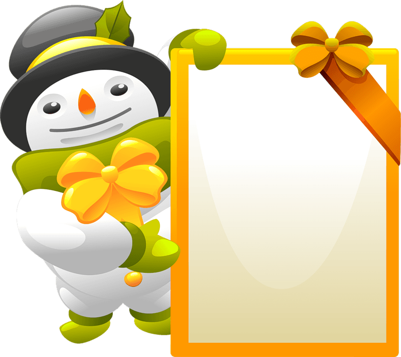 Winter Snowman - Page - Christmas Vector - Free Transparent PNG Clipart Images Download. - Transparent PNG Free Download | PNGio
