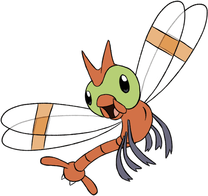 Yanma By Winter-freak - Pokémon Go - Free Transparent PNG Clipart Images Download. - Transparent PNG Free Download | PNGio
