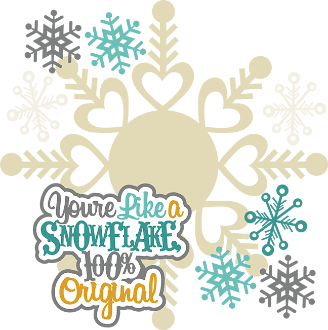 Clip Art - You Re Like A Snowflake - Free Transparent PNG Clipart Images Download. - Transparent PNG Free Download | PNGio