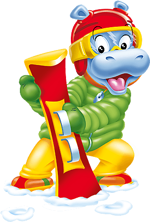 Kinder Happy Hippo Winter-spaß - Cartoon - Free Transparent PNG Clipart Images Download. - Transparent PNG Free Download | PNGio