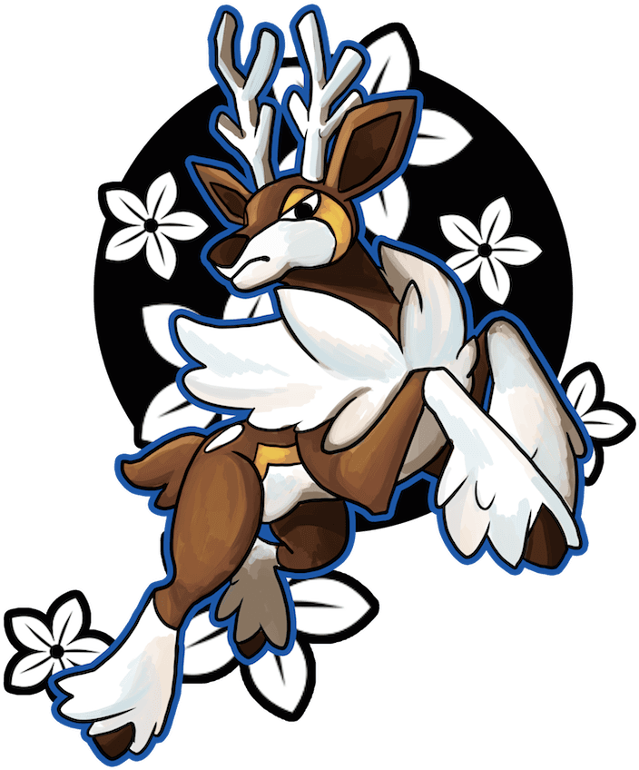 Winter Sawsbuck By Iris-sempi - Pokemon By Iris Sempi - Free Transparent PNG Clipart Images Download. - Transparent PNG Free Download | PNGio