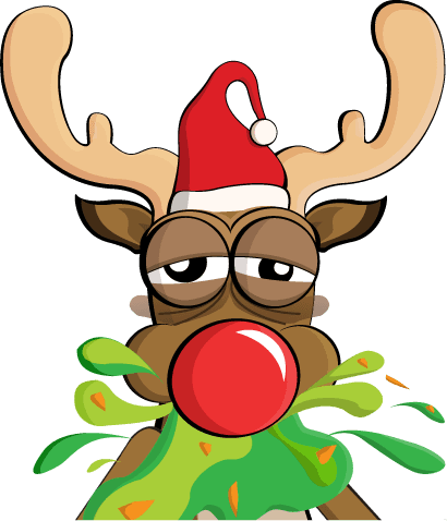 Drunk Reindeer By Victor Rodriguez Craft Patterns, - Drunk Reindeer By Victor Rodriguez Craft Patterns, - Free Transparent PNG Clipart Images Download. - Transparent PNG Free Download | PNGio