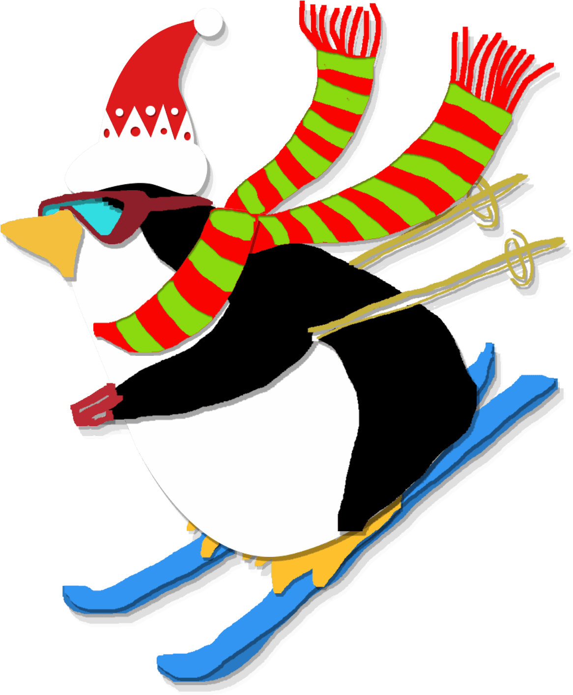 Paper Wind Cartoon Winter Happy Png And Psd - Skier Stops - Free Transparent PNG Clipart Images Download. - Transparent PNG Free Download | PNGio