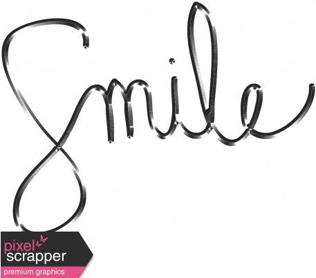 Smile Word Art Graphic By Janet Scott - Word Smile Sketch - Free Transparent PNG Clipart Images Download. - Transparent PNG Free Download | PNGio