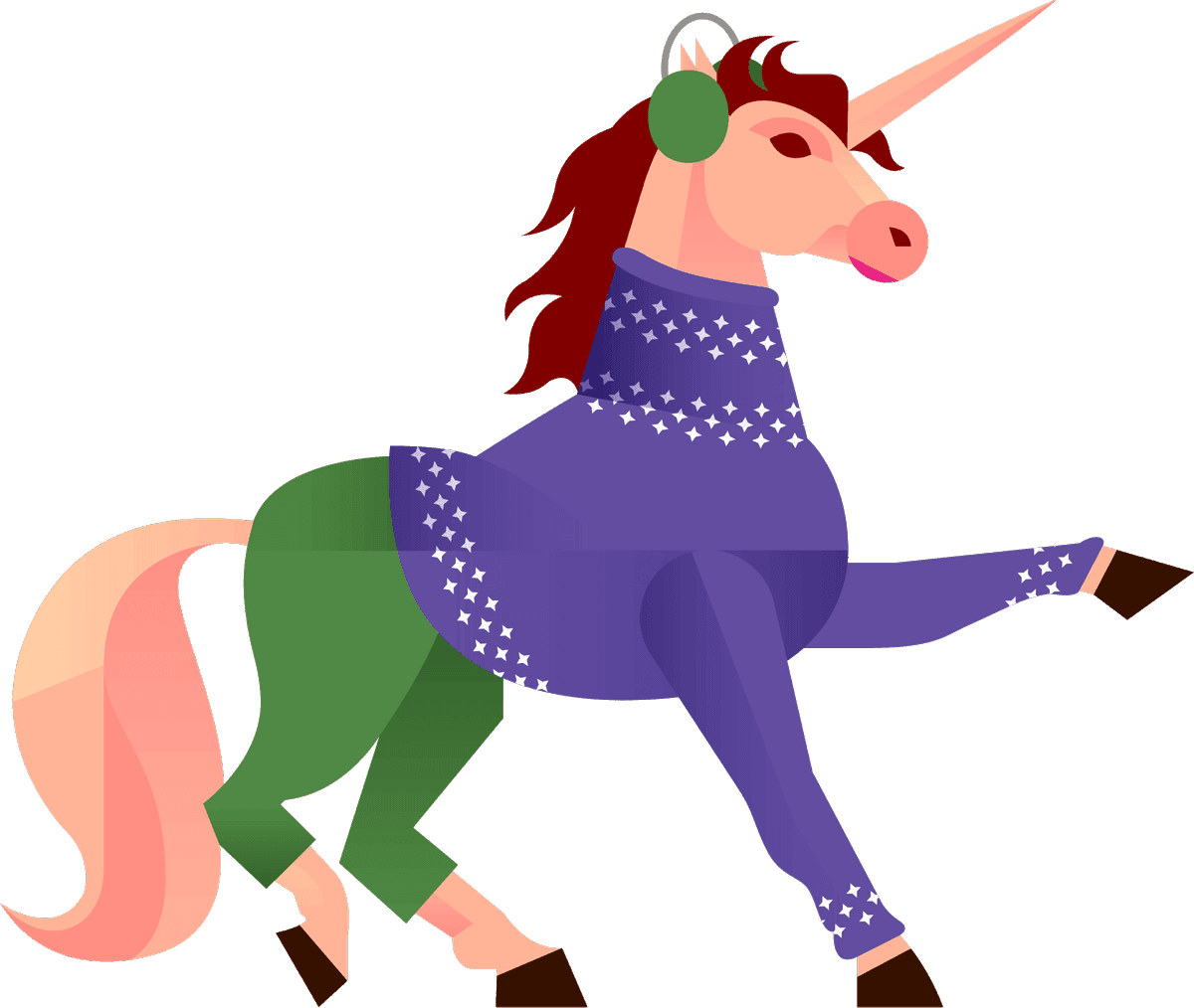 A Cozy Sweater And Earmuffs - Cartoon - Free Transparent PNG Clipart Images Download. - Transparent PNG Free Download | PNGio