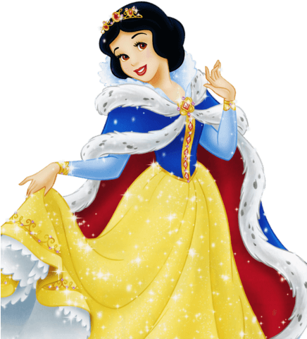 Snow White In Her New Sparkling Winter Dress - Snow White Disney Winter Transparent PNG - 435x500 - Free Download on - Transparent PNG Free Download | PNGio