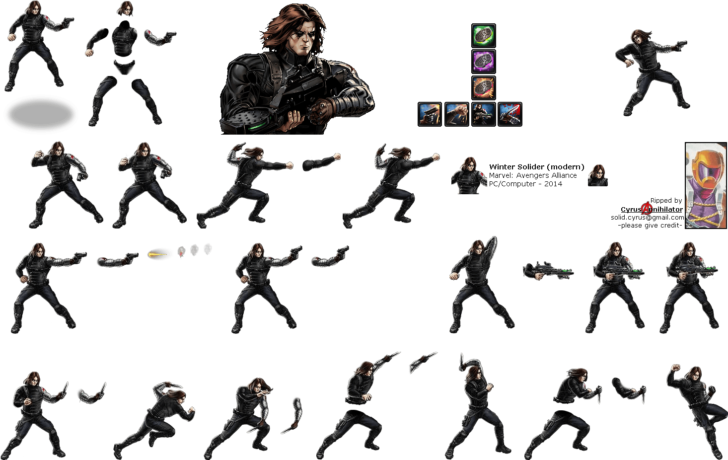Click For Full Sized Image Winter Soldier - Winter Soldier Avengers Alliance Png Transparent PNG - 1475x935 - Free Download on - Transparent PNG Free Download | PNGio
