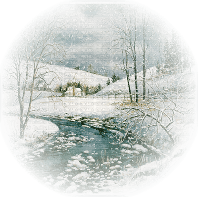 Winter Landscape Paysage Hiver - Winter Transparent PNG - 400x398 - Free Download on - Transparent PNG Free Download | PNGio