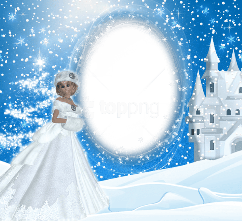 Free Png Winter Snow Lady Png Frame Background Best - Winter Photo Frames Transparent PNG - 850x774 - Free Download on - Transparent PNG Free Download | PNGio