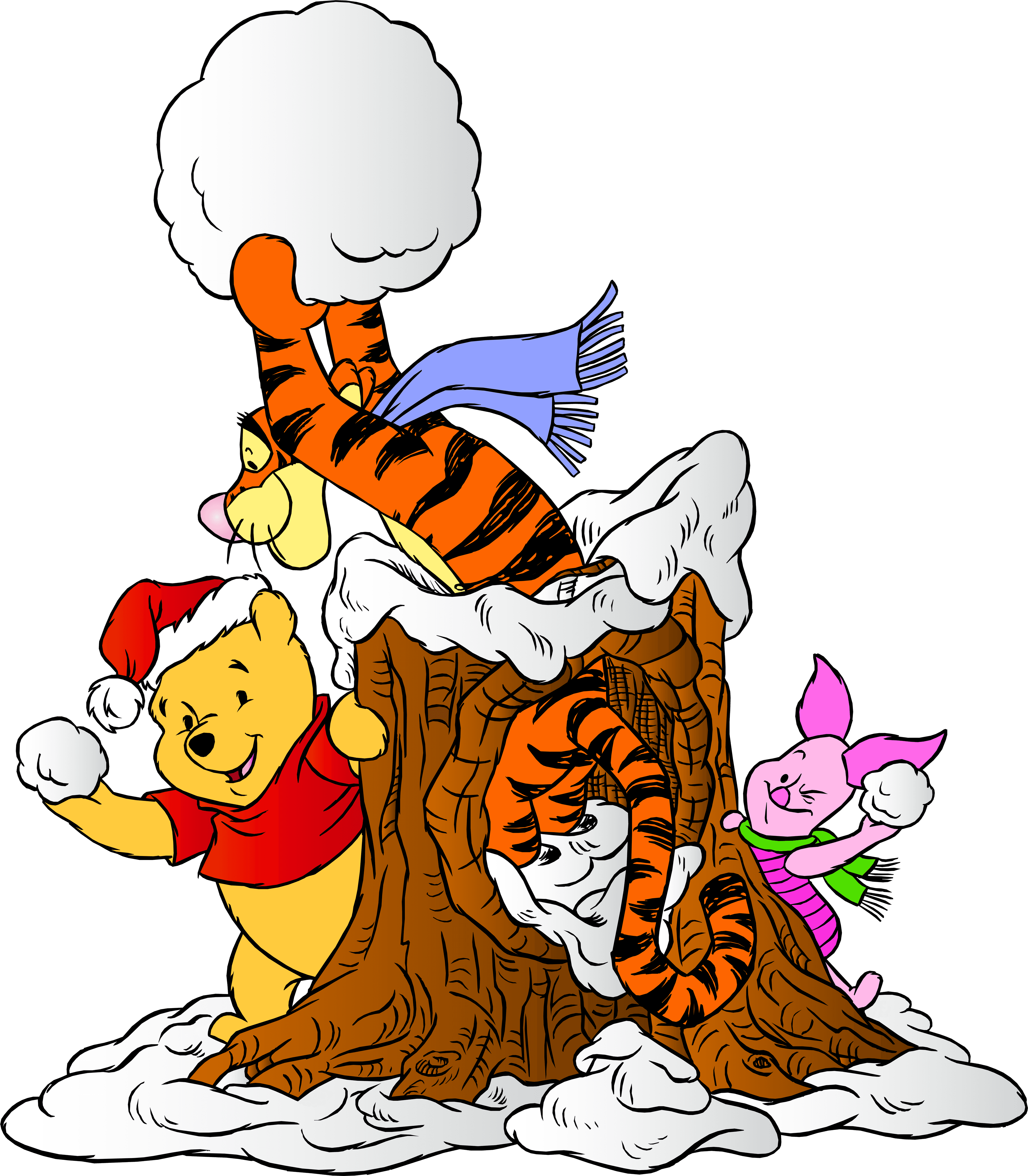 Thanksgiving Clipart Winnie The Pooh - Winnie The Pooh Winter Transparent PNG - 525x600 - Free Download on - Transparent PNG Free Download | PNGio