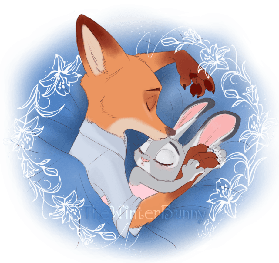 Zootopia Zootropolis Nick Wilde Judy Hopps Nick X Judy - Judy And Nick The Winter Bunny Transparent PNG - 920x869 - Free Download on - Transparent PNG Free Download | PNGio