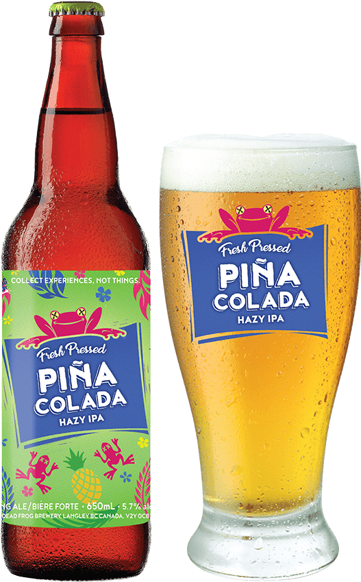 Fresh Pressed Piña Colada Hazy Ipa - Dead Frog Winter Beeracle Transparent PNG - 548x878 - Free Download on - Transparent PNG Free Download | PNGio