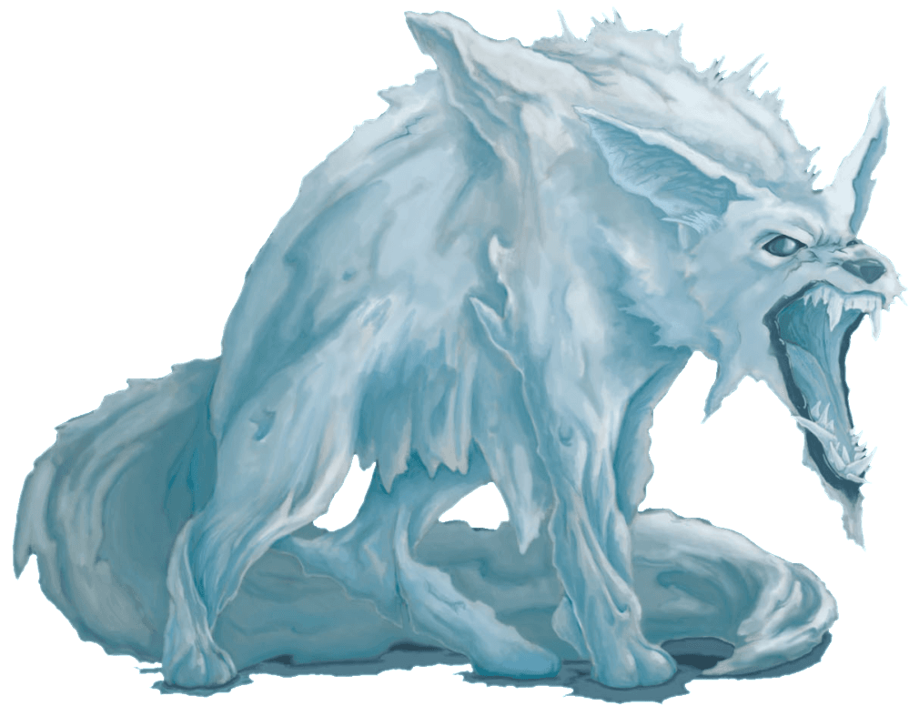 Winter Wolf Dungeons And Dragons Transparent PNG - 1023x803 - Free Download on - Transparent PNG Free Download | PNGio