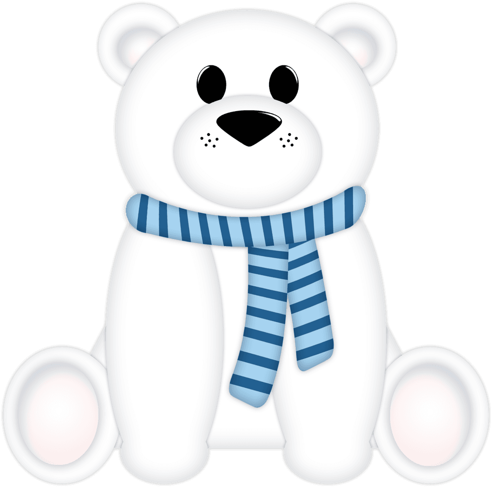 Christine Staniforth ♛༻ - Cute Winter Polar Bear Clipart Transparent PNG - 1024x1019 - Free Download on - Transparent PNG Free Download | PNGio