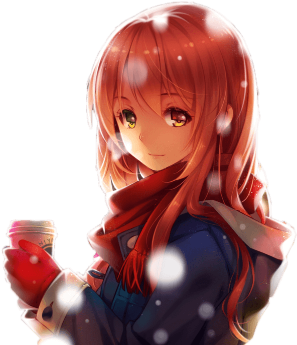Download Coffe Bts Youtube To Mp3 Free, Search Results - Winter Anime Girl Render Transparent PNG - 611x701 - Free Download on - Transparent PNG Free Download | PNGio