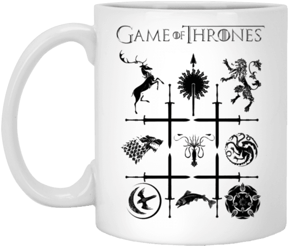 Game Of Thrones Houses Mug - House Stark Direwolf Ring Winter Is Coming Game Of Transparent PNG - 600x600 - Free Download on - Transparent PNG Free Download | PNGio