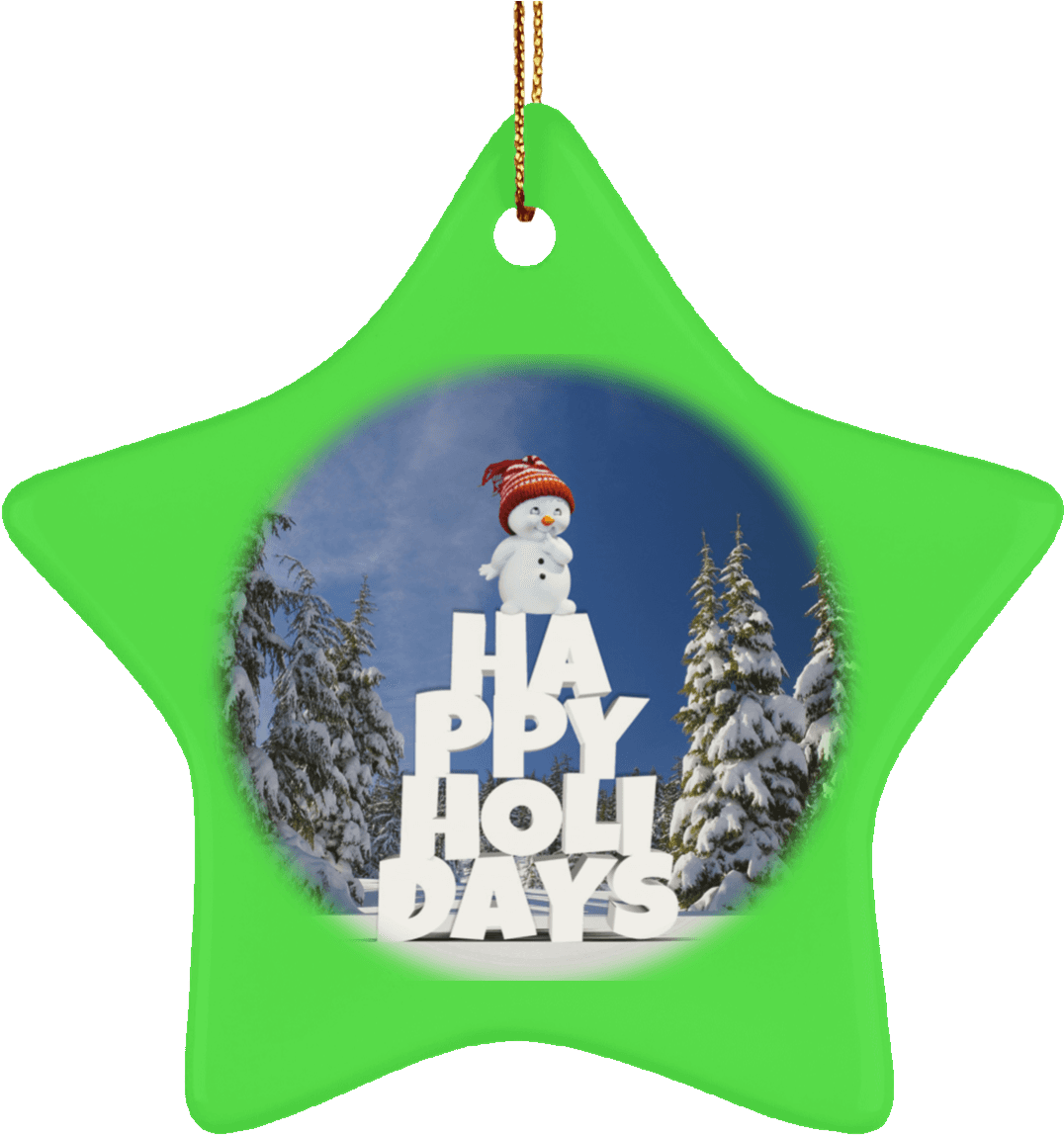 Crafted Ceramic Christmas Tree Ornament Snow Baby Happy - Winter Season Forests Transparent PNG - 1155x1155 - Free Download on - Transparent PNG Free Download | PNGio