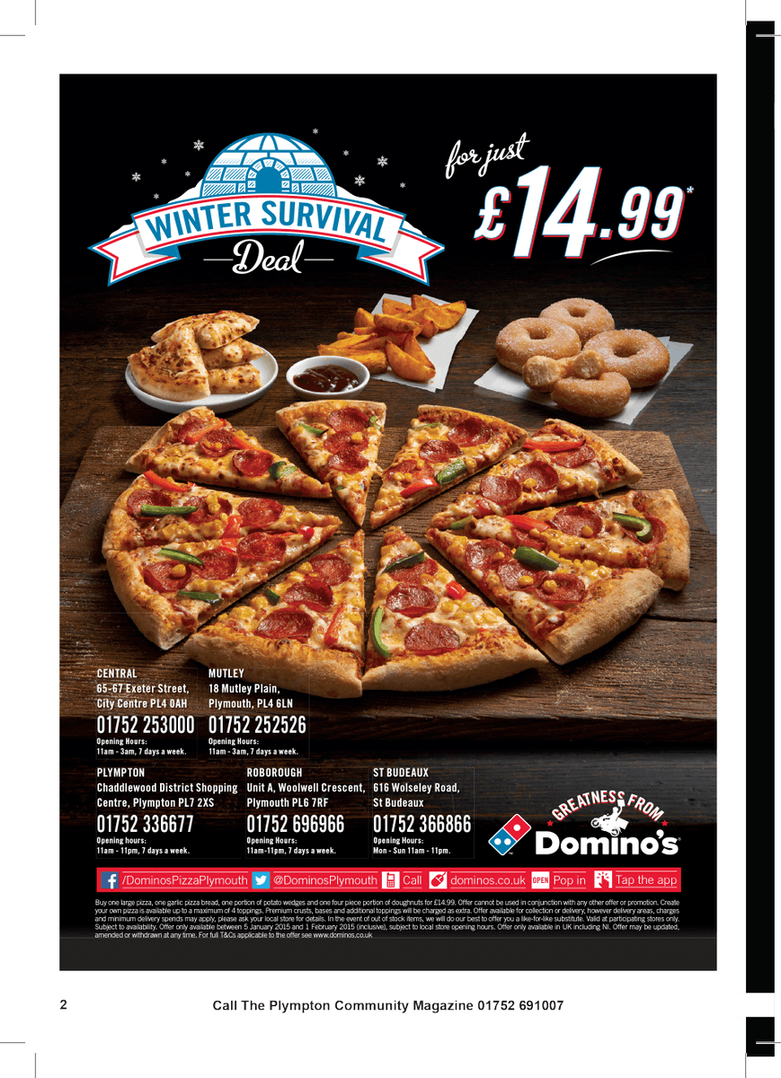 0 Replies 2 Retweets 1 Like - Dominos Winter Survival Deal Transparent PNG - 869x1200 - Free Download on - Transparent PNG Free Download | PNGio