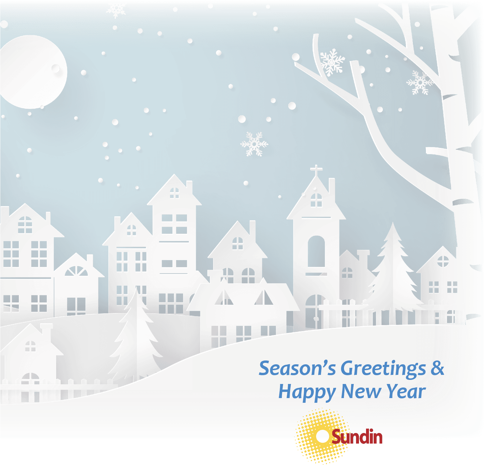 That Was Our Goal With This Year's Holiday Card - Winter Snow Urban Countryside Landscape City Village Transparent PNG - 1651x1651 - Free Download on - Transparent PNG Free Download | PNGio