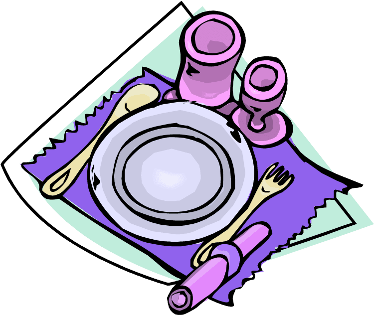 Clip Art Dinner Table Setting Clipart Clipart Suggest - Set Dinner Table Clipart - Free Transparent PNG Clipart Images Download. - Transparent PNG Free Download | PNGio