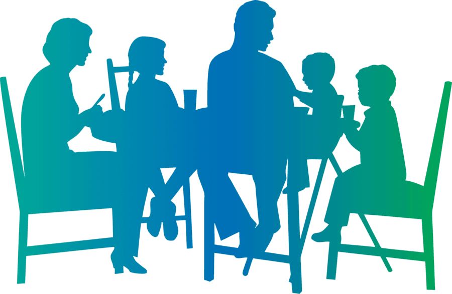 Family Meal Table Clipart - Family Dinner Png - Free Transparent PNG Clipart Images Download. - Transparent PNG Free Download | PNGio
