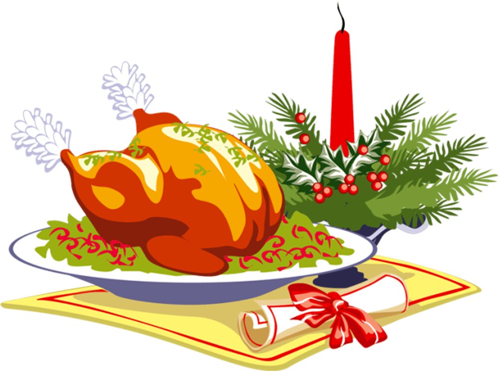 28 Collection Of Christmas Dinner Clipart Png - Thanksgiving Dinner Greeting Card - Free Transparent PNG Clipart Images Download. - Transparent PNG Free Download | PNGio