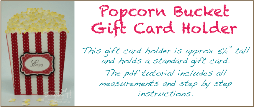 Stampin Up Stamping T Popcorn Bucket Tutorial - Talk To Me At Dinner Time Card - Free Transparent PNG Clipart Images Download. - Transparent PNG Free Download | PNGio