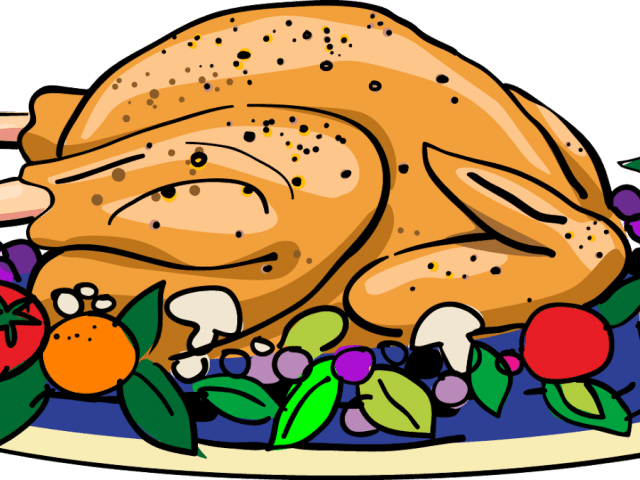 Thanksgiving Clipart Banquet - Turkey Dinner Clipart - Free Transparent PNG Clipart Images Download. - Transparent PNG Free Download | PNGio
