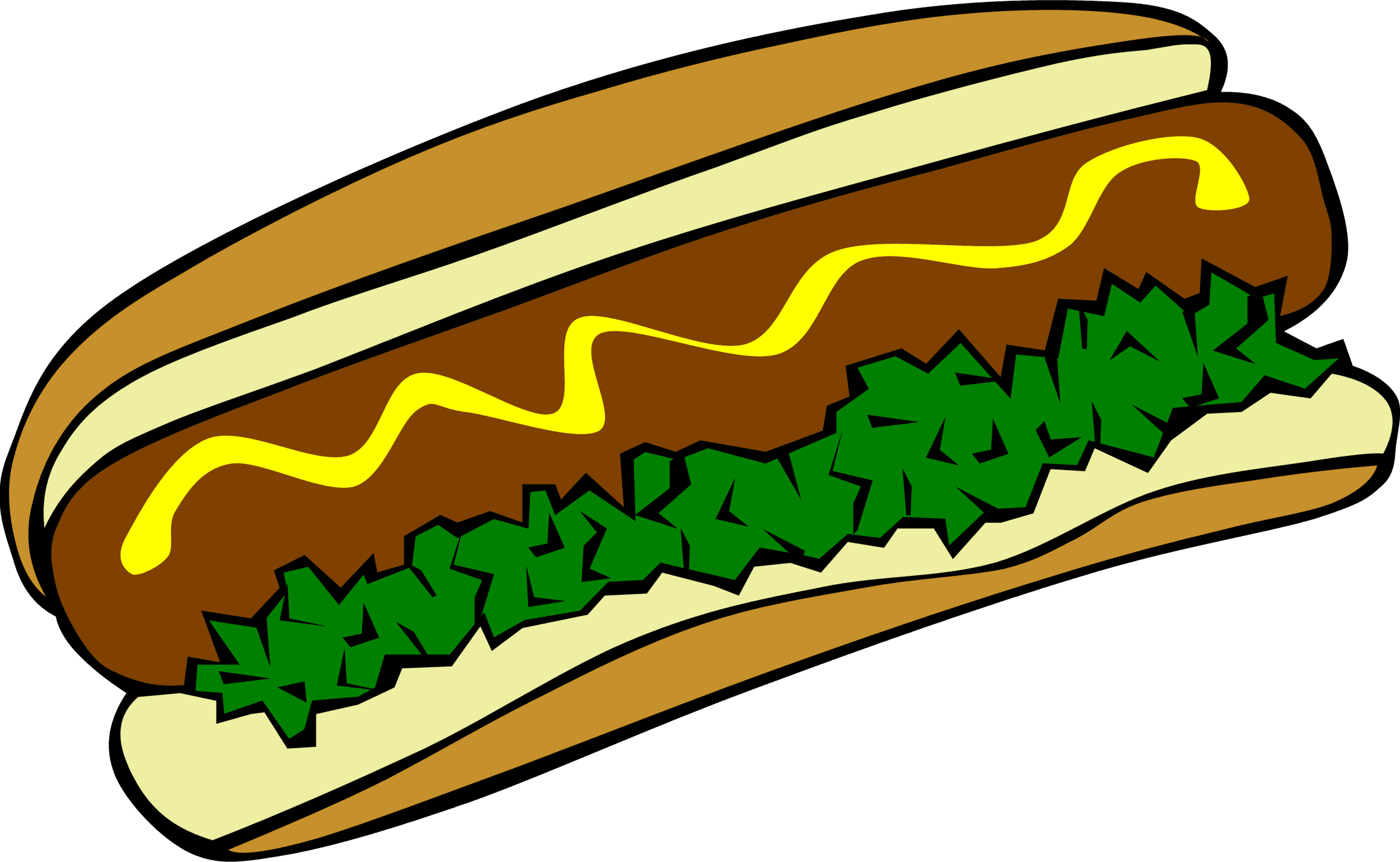 Clipart Fast Food Lunch Dinner Hot Dog - Hot Dog Clip Art - Free Transparent PNG Clipart Images Download. - Transparent PNG Free Download | PNGio