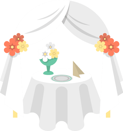 Catering From Buffets To Multiple Course Dinners We - Wedding Reception Cartoon Png - Free Transparent PNG Clipart Images Download. - Transparent PNG Free Download | PNGio