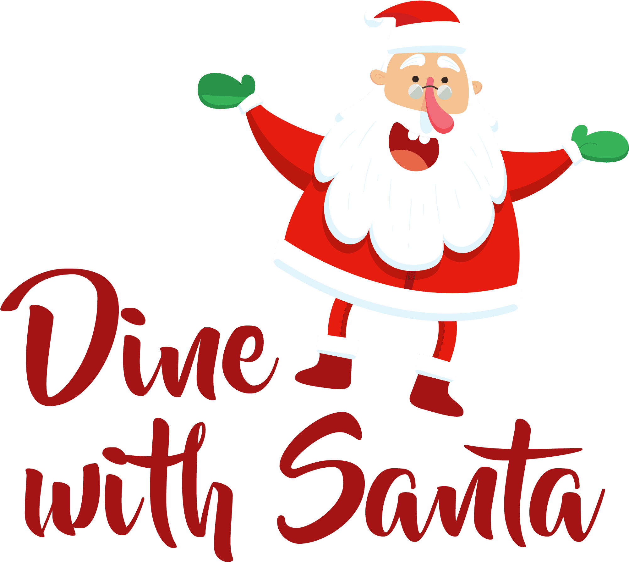 Dine With Santa Is Not To Be Missed, Featuring Theatrical - Say No To Placenta Pics: And Other Uproarious Unsolicited - Free Transparent PNG Clipart Images Download. - Transparent PNG Free Download | PNGio