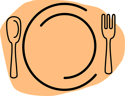 Restaurant Food Plate Dinner Cutlery Orang - รูป อาหาร Png - Free Transparent PNG Clipart Images Download. - Transparent PNG Free Download | PNGio