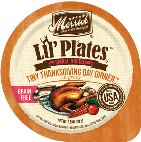 Merrick Lil' Plates Grain Free Tiny Thanksgiving Day - Merrick Lil Plates - Free Transparent PNG Clipart Images Download. - Transparent PNG Free Download | PNGio