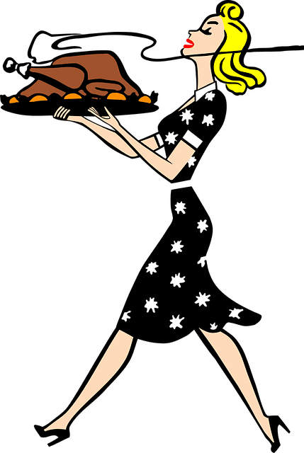 Dinner, Housewife, Retro, Thanksgiving, Turkey, Vintage - Thanksgiving Clip Art - Free Transparent PNG Clipart Images Download. - Transparent PNG Free Download | PNGio