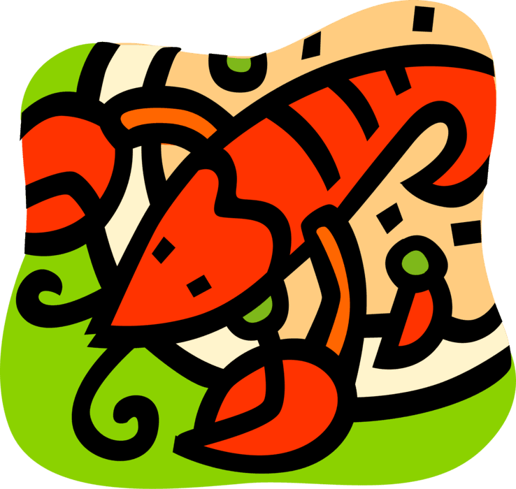 Vector Illustration Of Clawed Lobster Shellfish Seafood - Clip Art - Free Transparent PNG Clipart Images Download. - Transparent PNG Free Download | PNGio