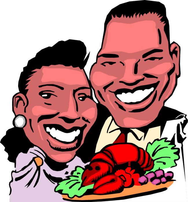 Vector Illustration Of African American Couple Enjoy - Cartoon Couples - Free Transparent PNG Clipart Images Download. - Transparent PNG Free Download | PNGio